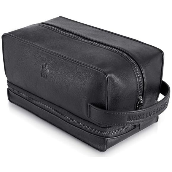 Leather Toiletry Bag for Men, Gift For Men, Mens Travel Bag Toiletry, Leather